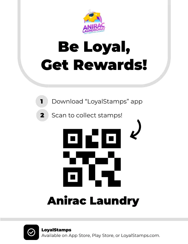 LoyalStamps Table Stand QR Code Template 2